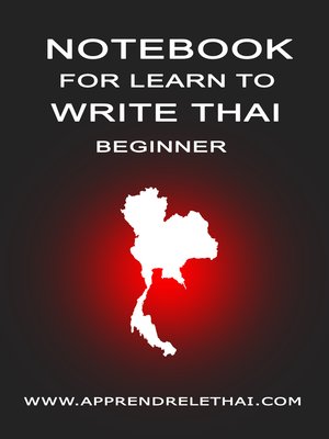 cover image of Notebook for Learn to Write Thai Beginner